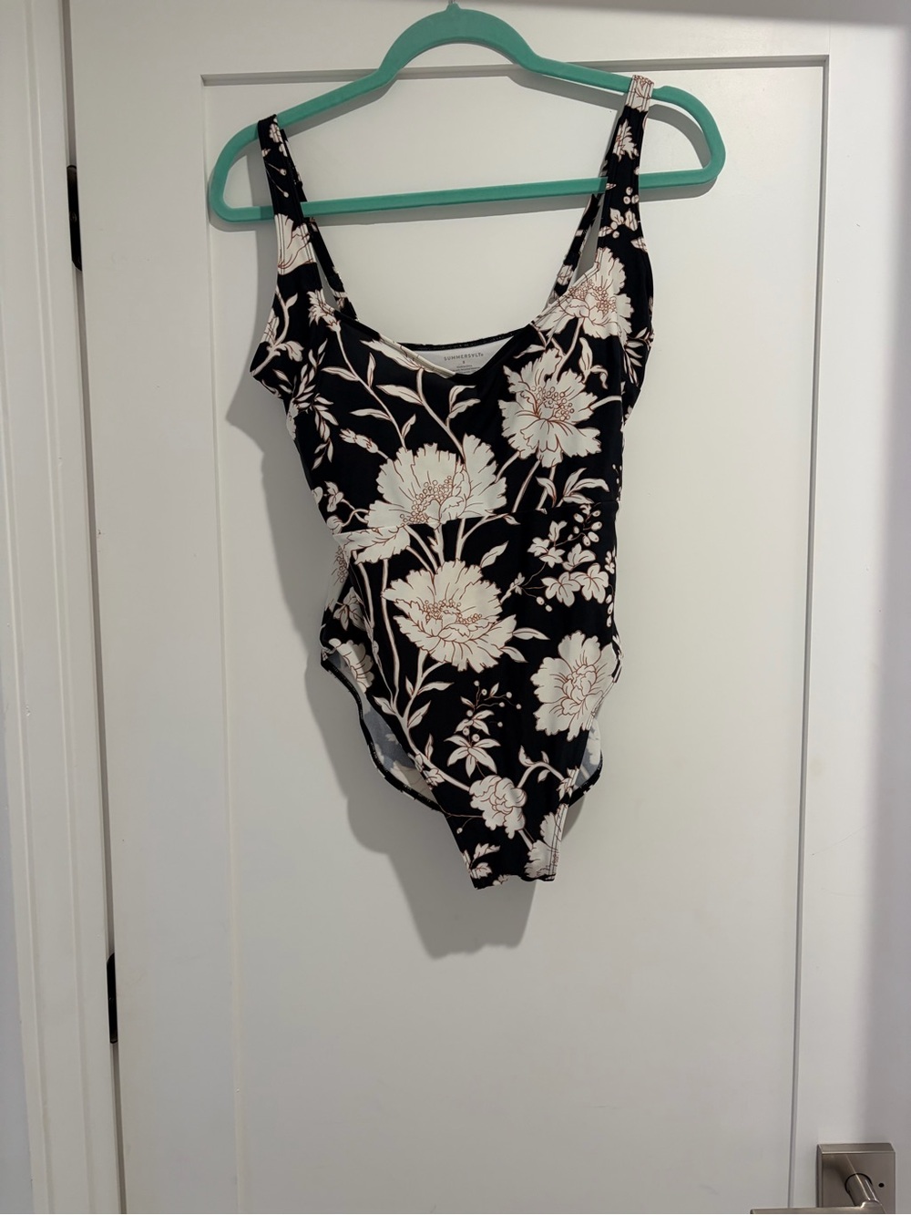 Summersalt Black and White Floral Swimsuit